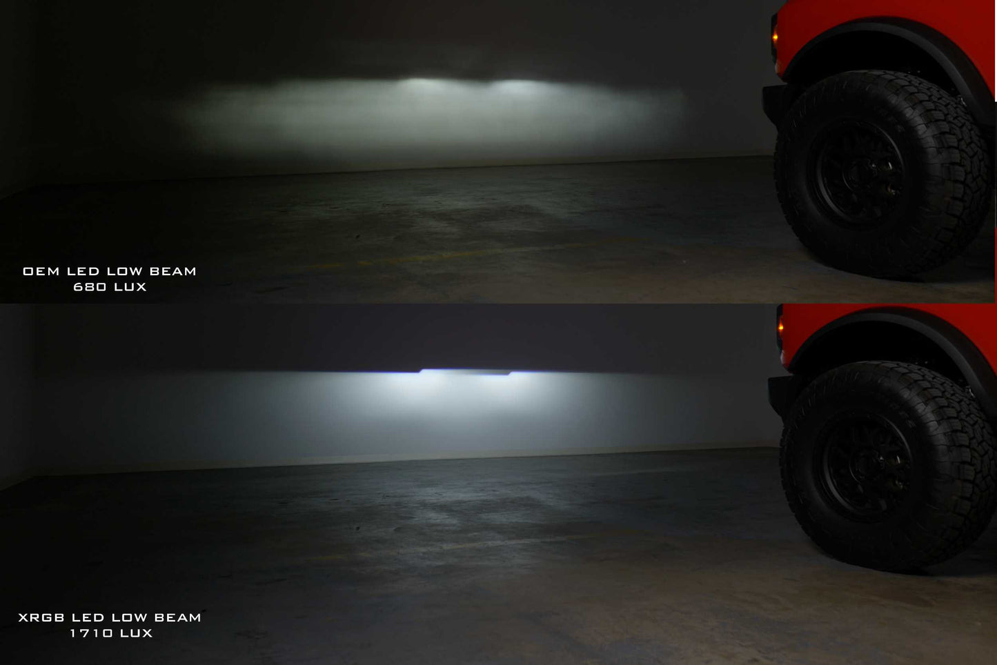 XRGB LED Headlights: Ford Bronco (21+ / RGB / Set)