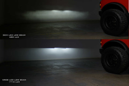 XRGB LED Headlights: Ford Bronco (21+ / RGB / Set)