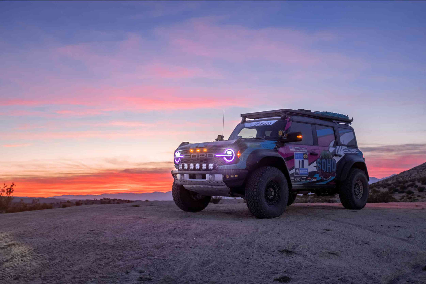 XRGB LED Headlights: Ford Bronco (21+ / RGB / Set)