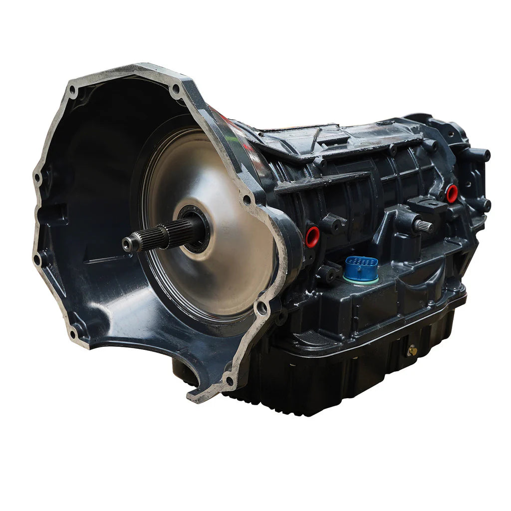 Side view of BD Diesel 68RFE Transmission – part number 1064304
