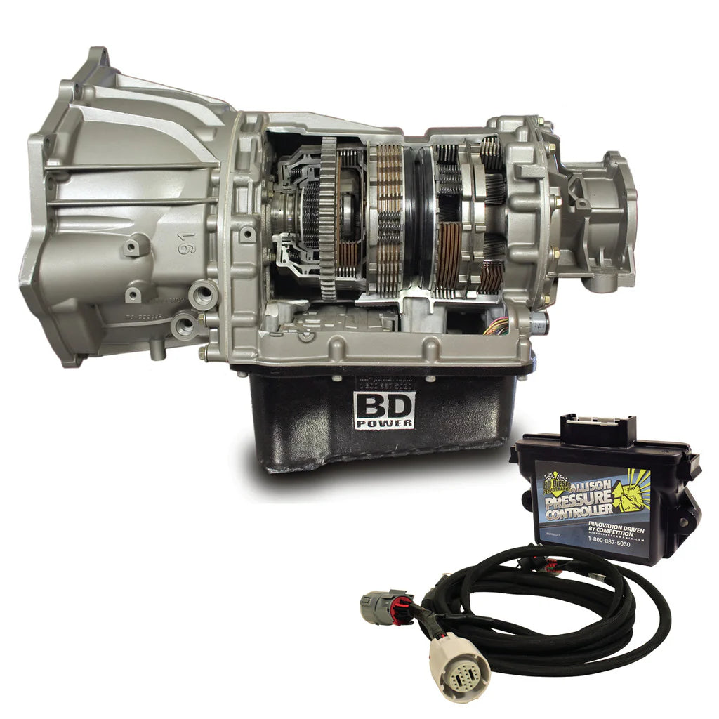 BD Diesel 1064754 TowMaster Allison 1000 Transmission w/ Billet Input & Pressure Box – 2011–2016 Chevy/GMC LML Duramax (4WD)