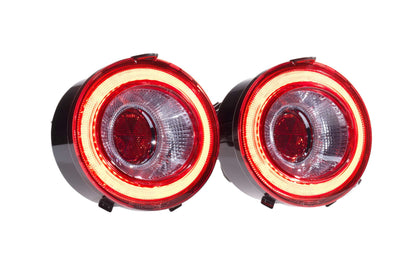 XB LED Tail Lights: Corvette C6 (05-13 / Red Lens / Set)