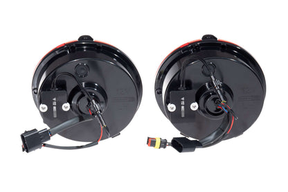 XB LED Tail Lights: Corvette C6 (05-13 / Red Lens / Set)