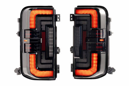 XB LED Tail Lights: Ford Bronco (21+ / Smoked Lens / Set)