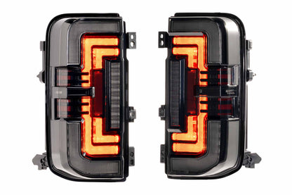 XB LED Tail Lights: Ford Bronco (21+ / Smoked Lens / Set)