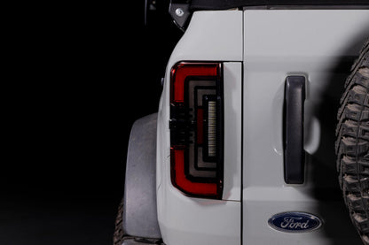XB LED Tail Lights: Ford Bronco (21+ / Smoked Lens / Set)