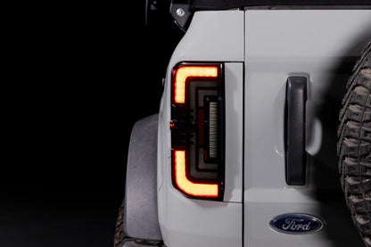XB LED Tail Lights: Ford Bronco (21+ / Smoked Lens / Set)