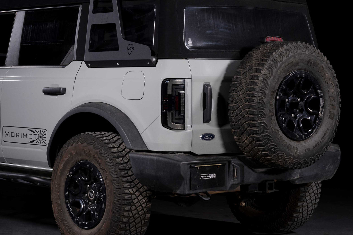 XB LED Tail Lights: Ford Bronco (21+ / Red Lens / Set)