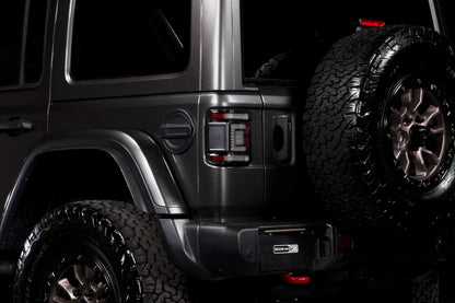 Morimoto Smoked XB Led Tail Lights for 2018+ Jeep Wrangler JL