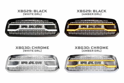 XBG LED Grille: Dodge Ram 1500 (13-18 / Chrome)