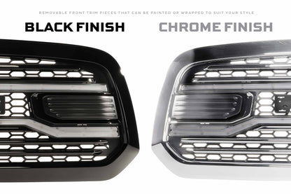 XBG LED Grille: Dodge Ram 1500 (13-18 / Chrome)