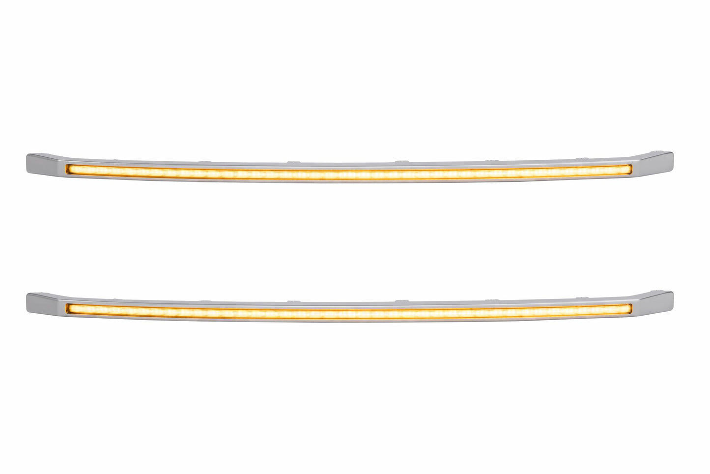 XBG LED DRL Grille Inserts: Ford Super Duty Platinum (20-22 / Amber DRL / Set)