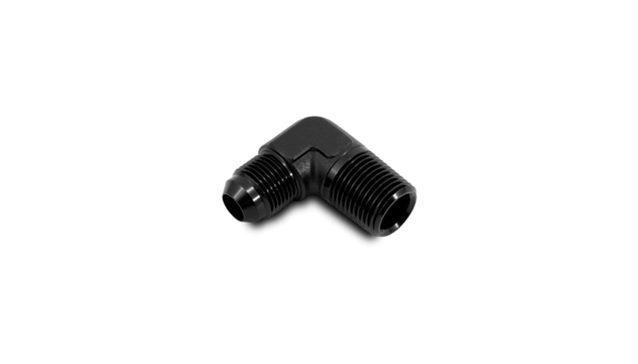 Vibrant Male 3AN Flare to Male 1/8 NPT 90 Degree Elbow Adapter - 10250A Vibrant