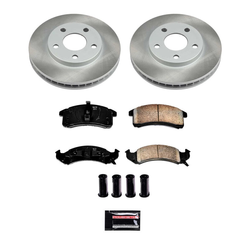Power Stop 92-93 Pontiac Trans Sport Front Semi-Coated Rotor Kit PowerStop