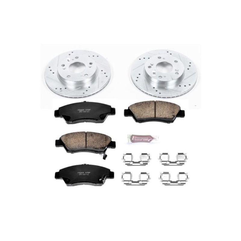 Power Stop 13-15 Acura ILX Front Z23 Evolution Sport Brake Kit PowerStop