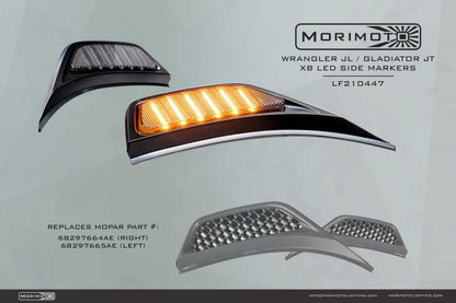 XB LED Side Markers: Jeep JL / JT (18+ / Side Vent / Set)