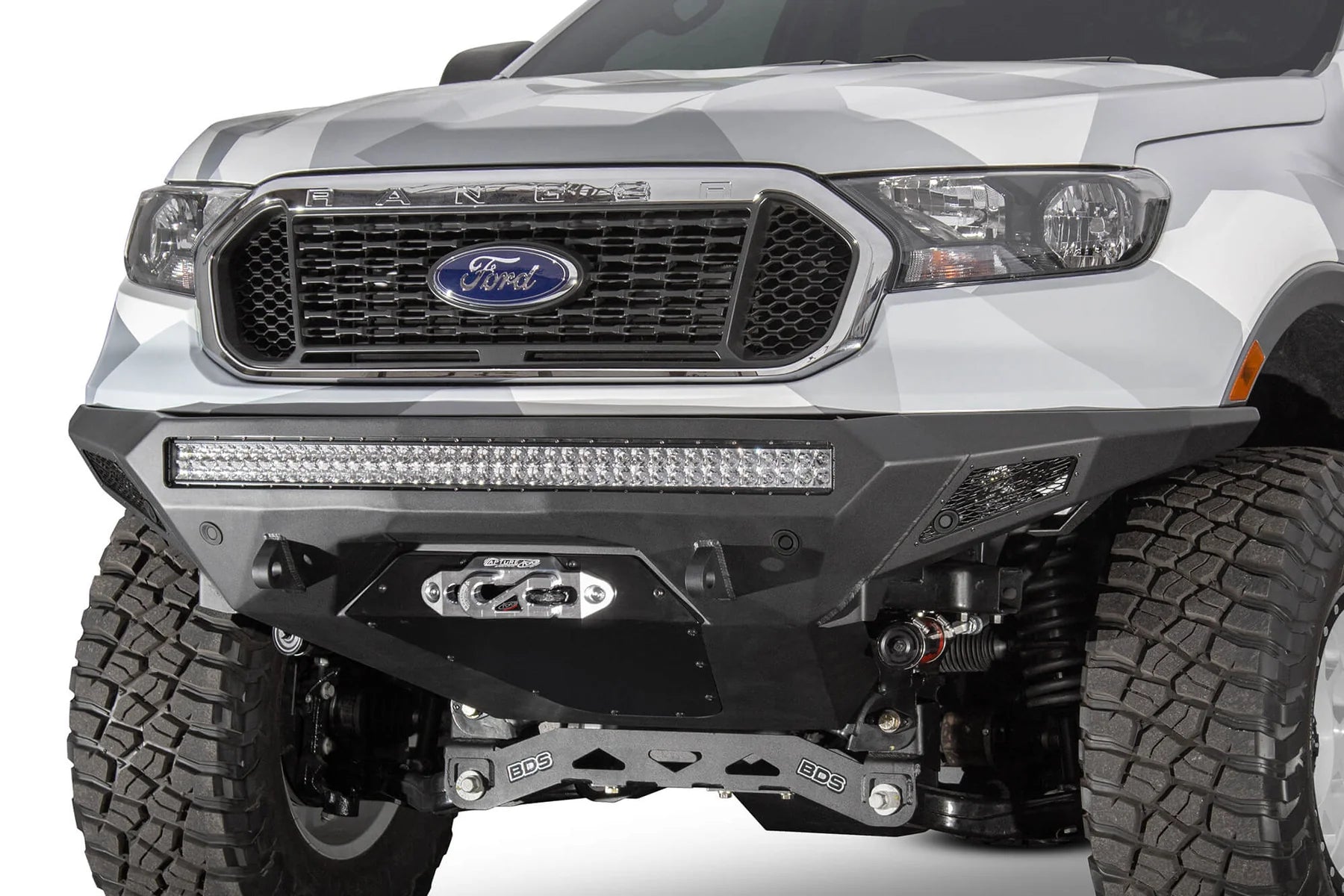 Addictive Desert Designs 2019-2022 Ford Ranger Stealth Fighter Front Bumper - F221423030103 Addictive Desert Designs