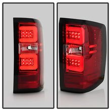 Load image into Gallery viewer, Spyder Chevy 1500 14-16 Light Bar LED Tail Lights Red Clear ALT-YD-CS14-LBLED-RC