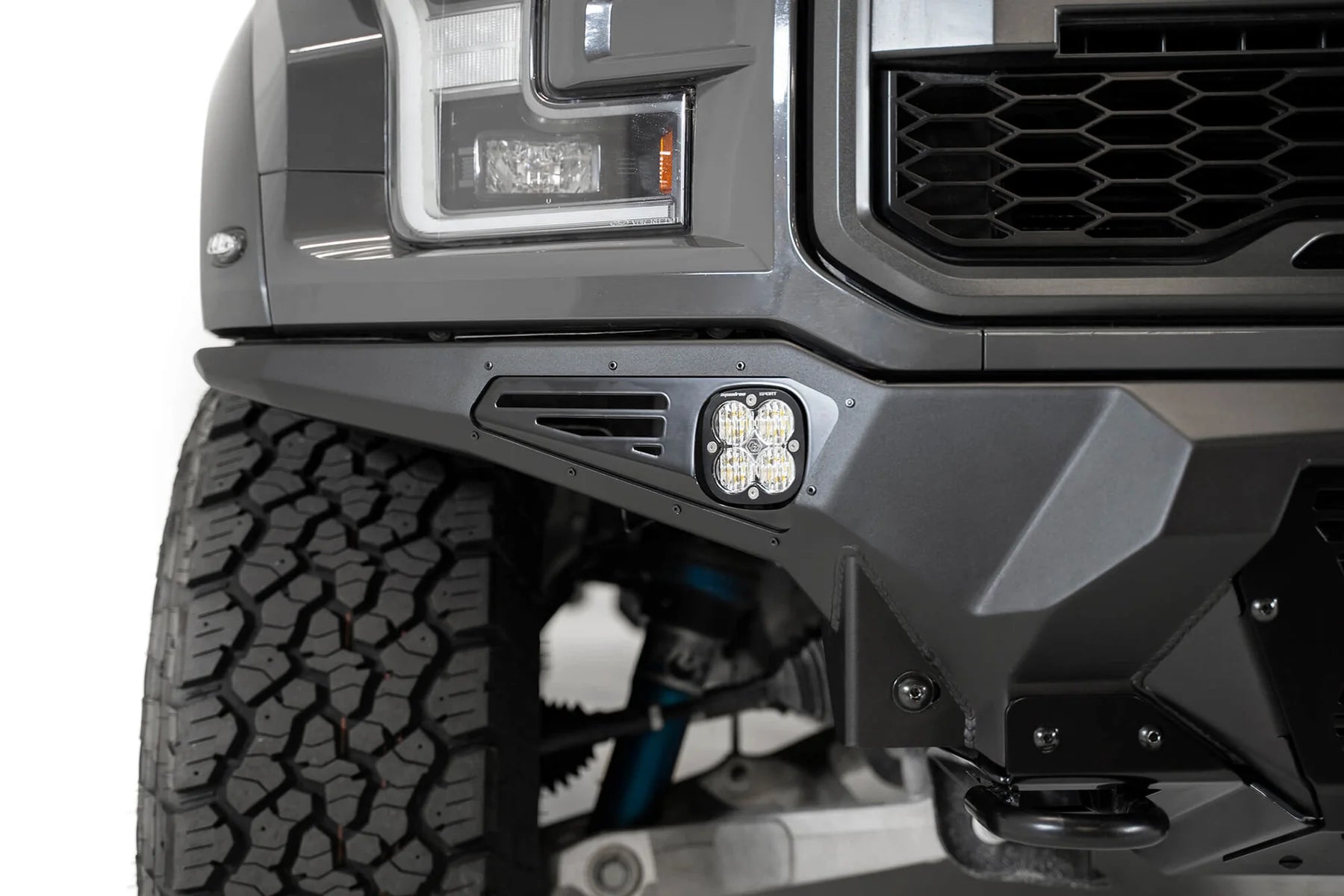 Addictive Desert Designs 2017-2020 Ford Raptor Bomber Front Bumper (Baja Designs) - F110014100103 Addictive Desert Designs