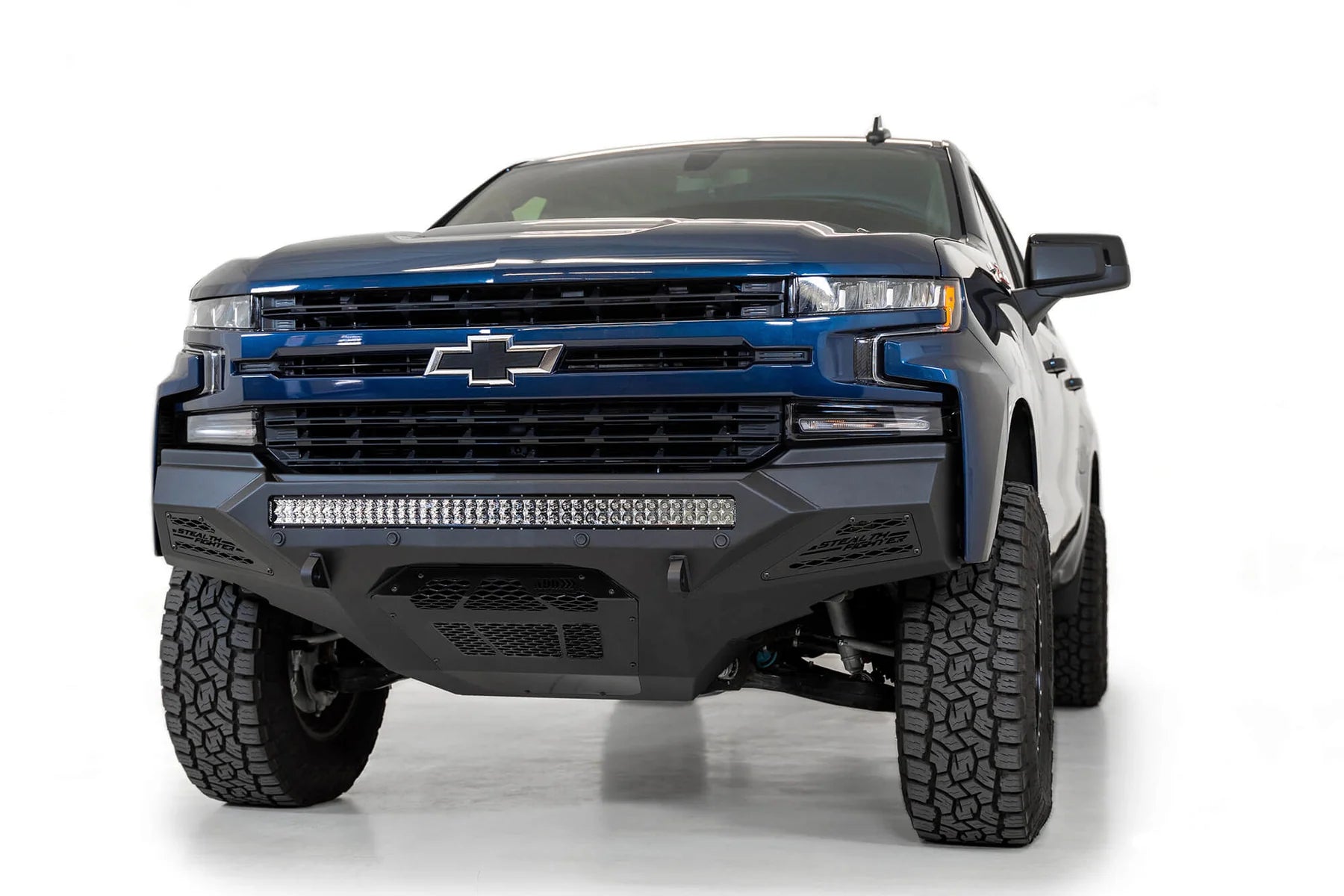 Addictive Desert Designs 2019-2021 Chevy Silverado 1500 Stealth Fighter Front Bumper - F441763030103 Addictive Desert Designs