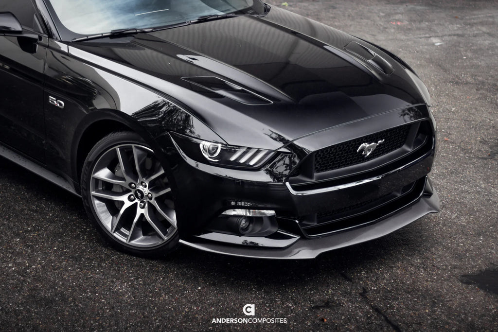 Anderson Composites 2015 - 2017 Mustang Carbon Fiber Type-AC Front Chin Splitter - AC-FL15FDMU-AC