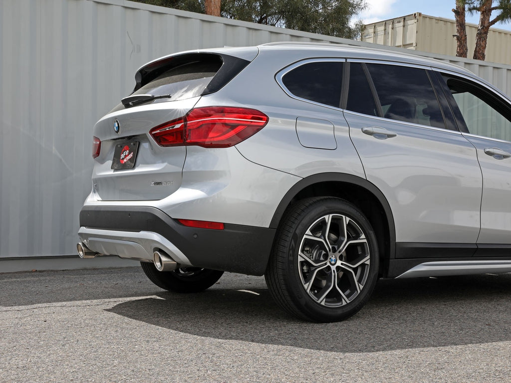 aFe BMW X1 (F48) 15-22 L4-2.0L(t) MACH Force-Xp 3 IN to 2-1/2 IN 304 Stainless Steel Axle-Back Exhaust System - 49-36349-P