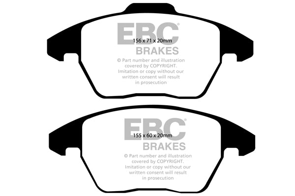 YellowStuff Front Brake Pads - DP41517R EBC