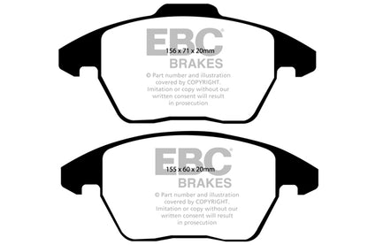 YellowStuff Front Brake Pads - DP41517R EBC