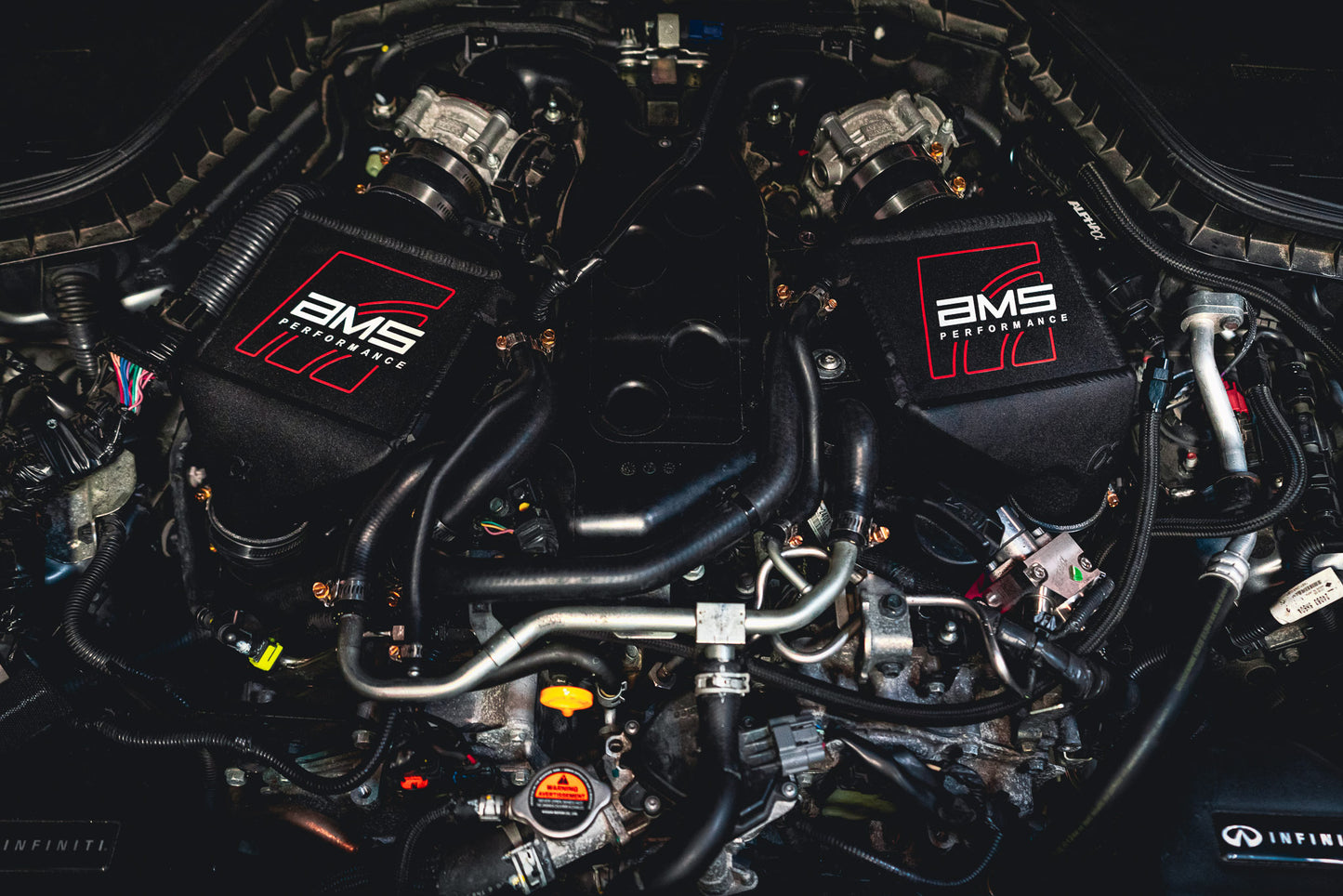 AMS Performance ALP.28.09.0001-1 2016+ INFINITI Q50 VR30 INTERCOOLERS AMS