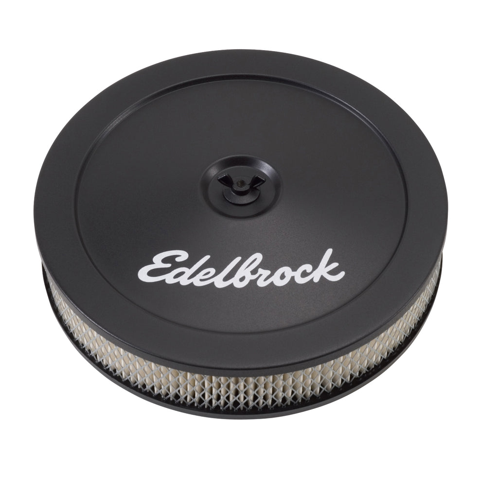 Edelbrock Pro-Flo Black 10" Round Air Cleaner with 2" Paper Element - 1203