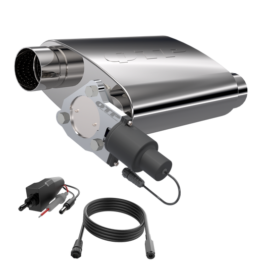 QTP 3.00 Inch Screamer Twintronic Muffler (Universal) - 13300C QTP