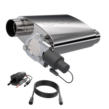 Load image into Gallery viewer, QTP 3.00 Inch Screamer Twintronic Muffler (Universal) - 13300C