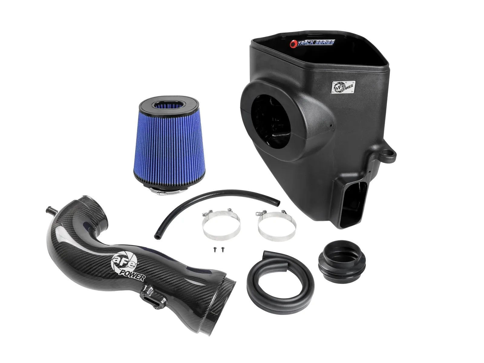 aFe Track Series Carbon Fiber Air Intake System Cadillac, Chevy, GMC, 5.3L/6.2L - 57-10015R aFe