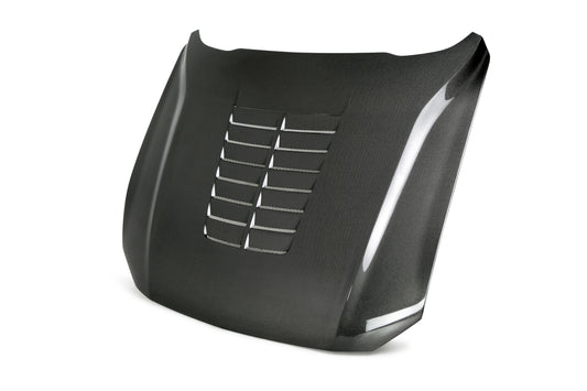 Anderson Composites 2018 - 2023 Ford Mustang Double-sided Type-GT5 Carbon Fiber Hood - AC-HD18FDMU-GT5-DS Anderson Composites