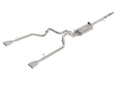 aFe 2019-2023 Chevy Silverado / GMC Sierra 1500 Gemini XV 3 IN to Dual 2-1/2 IN 304 Stainless Steel Cat-Back Exhaust System w/ Cut-Out Polished