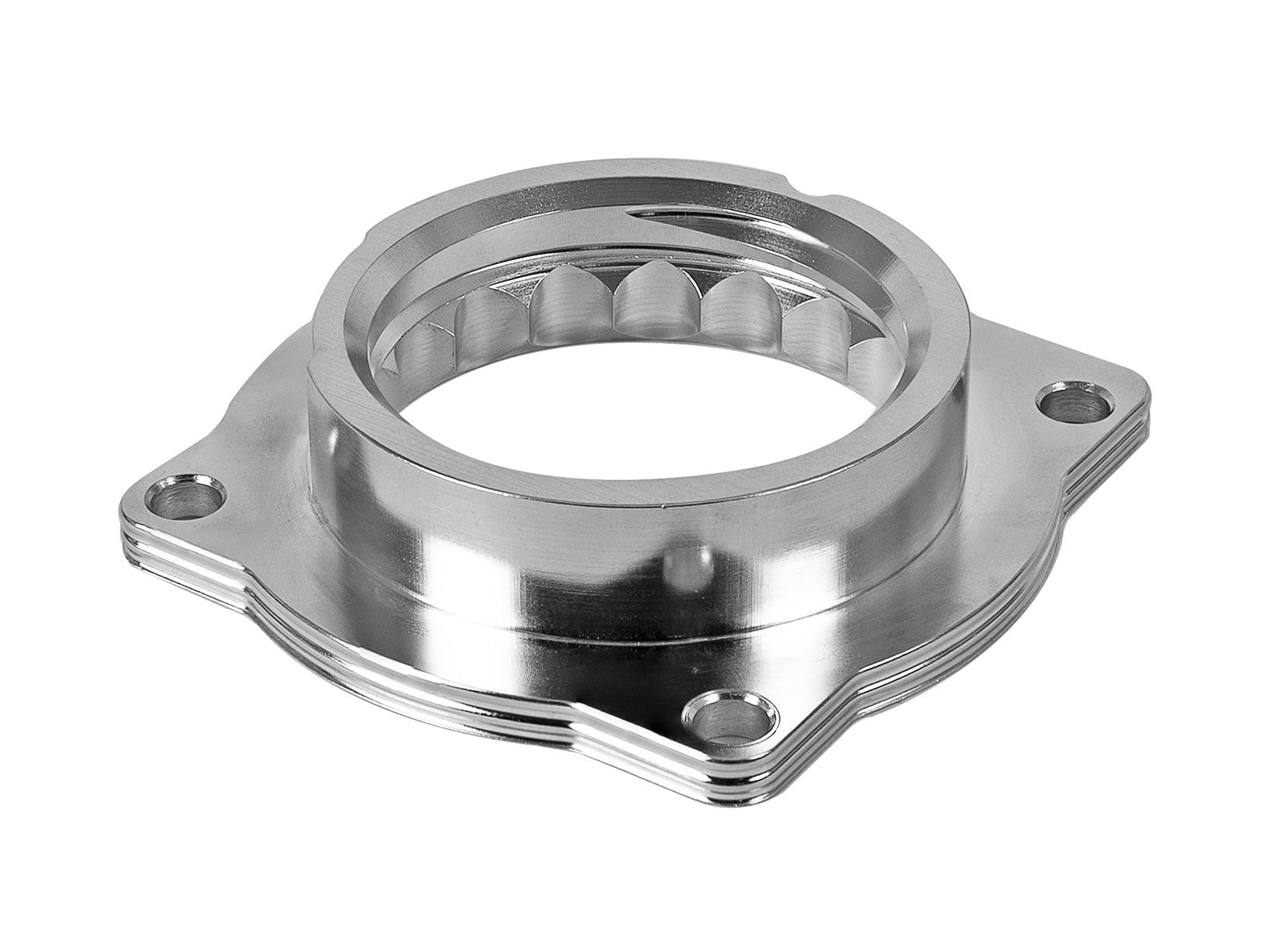 aFe BMW 545i/550i/645Ci/650i/750i/Li/X5 4.4i (E6X/E53) 03-09 V8-4.4/4.8L (N62) Silver Bullet Throttle Body Spacer 46-31006 aFe