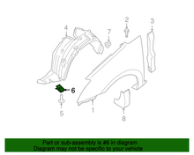 Load image into Gallery viewer, OEM Nissan Fender Liner Retainer/Clip - 01553-05233