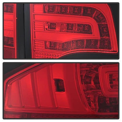 Spyder Audi A4 4Dr 06-08 LED Tail Lights Red Clear ALT-YD-AA406-G2-LED-RC