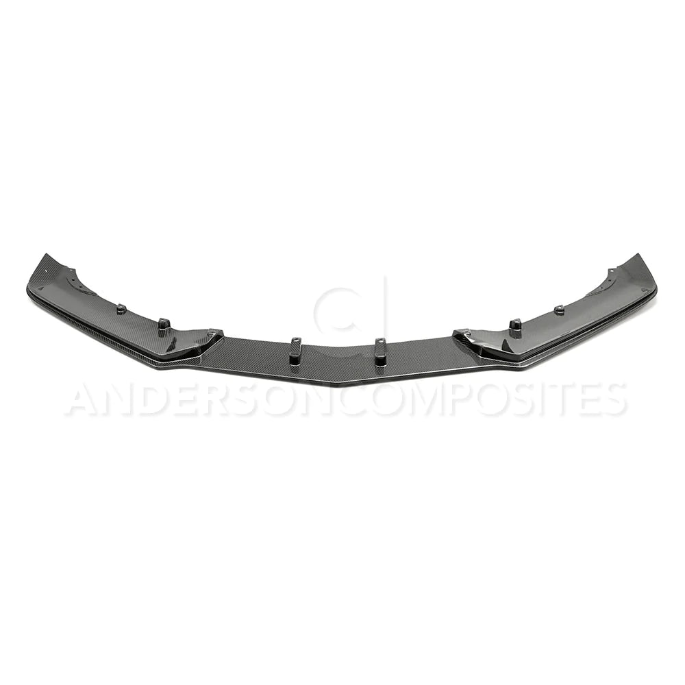Anderson Composites 2019 - 2024 Chevrolet Camaro SS Type-SS Carbon Fiber Lower Front Chin Spoiler - AC-FL19CHCAMSS-SS