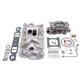 Edelbrock Single-Quad Manifold and Carb Kit for 1957-1986 Small-Block Chevy - 2021