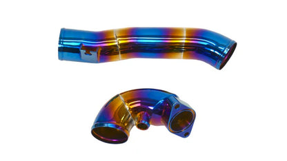 PLM Big Bore Turbo Inlet Pipe Kit Stainless Burnt Blue - 23+ Integra 22+Civic