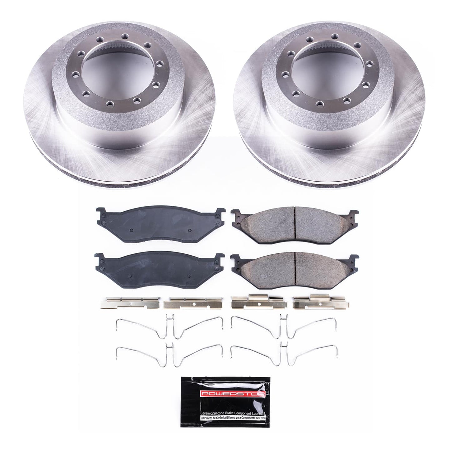 Power Stop 08-19 Ford F-53 Motorhome Chassis Rear Z17 Coated Brake Kit