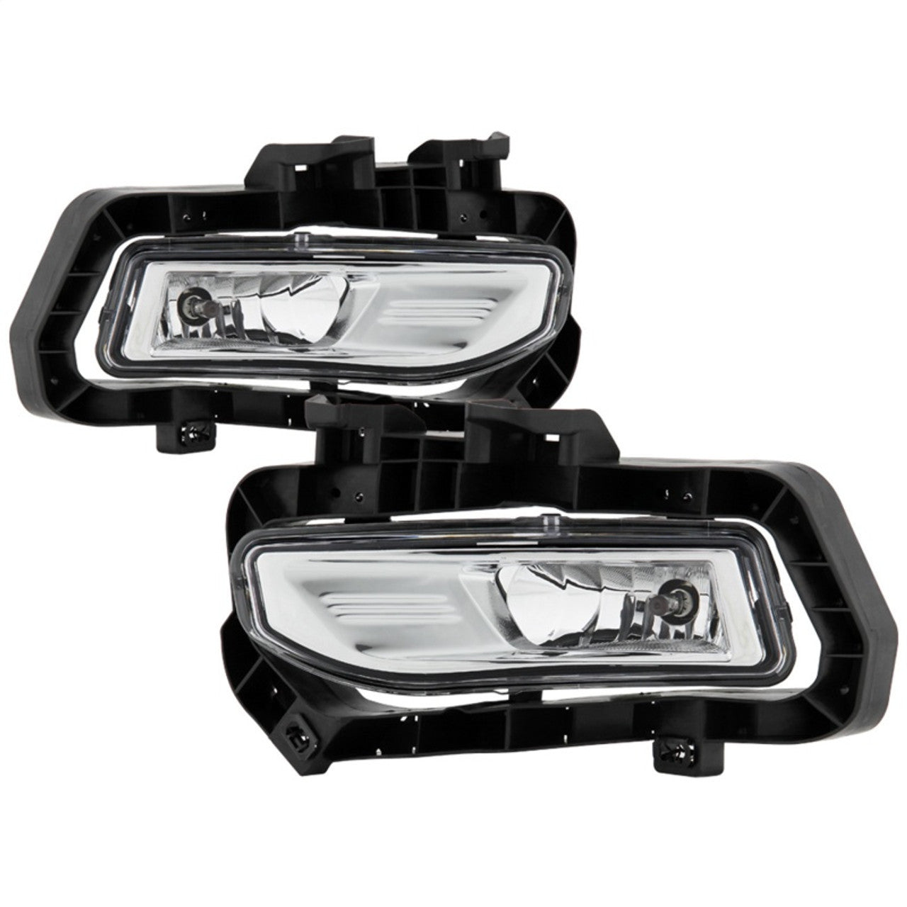 xTune 02-09 Chevrolet Trailblazer Projector Headlights Light Bar DRL - Chrome (PRO-JH-CTB02-LBDRL-C)