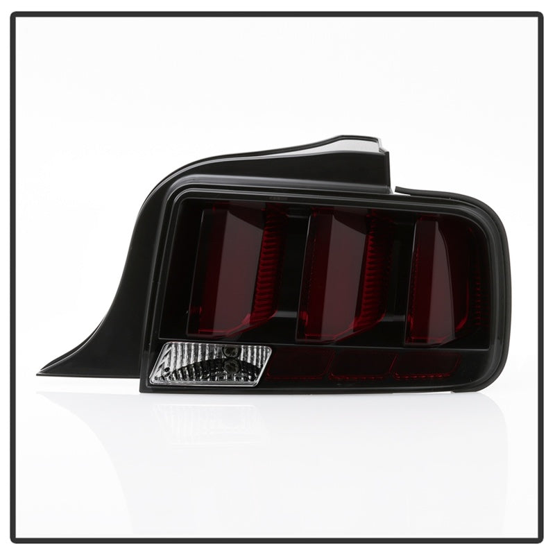 Spyder 05-09 Ford Mustang (Red Light Bar) LED Tail Lights - Smoke ALT-YD-FM05V3-RBLED-SM SPYDER