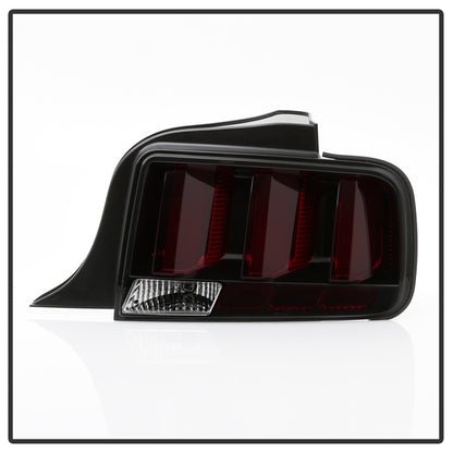 Spyder 05-09 Ford Mustang (Red Light Bar) LED Tail Lights - Smoke ALT-YD-FM05V3-RBLED-SM SPYDER