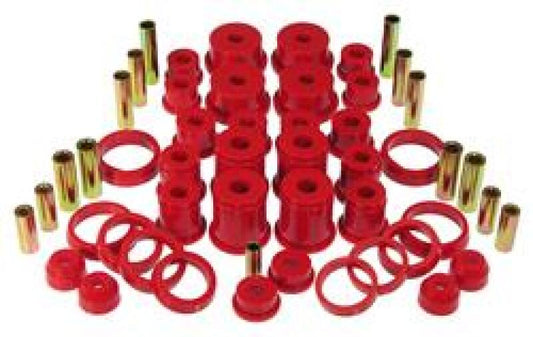 Prothane Total Vehicle Suspension Bushing Kit for 1984–01 Jeep Cherokee/Grand Cherokee, Red – 1-2004