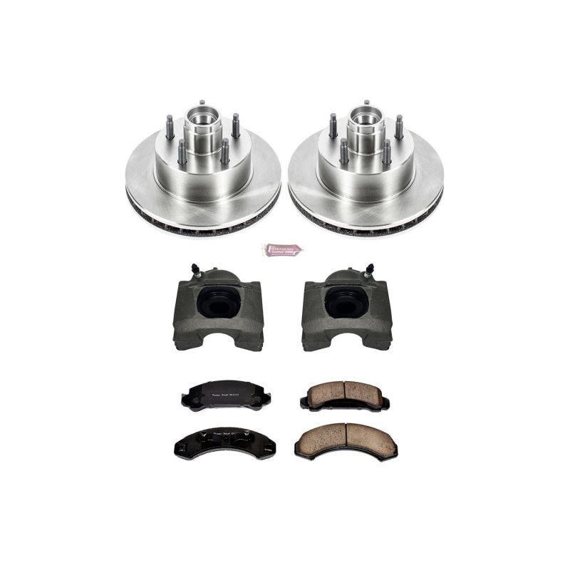 Power Stop 90-97 Ford Aerostar Front Autospecialty Brake Kit w/Calipers PowerStop