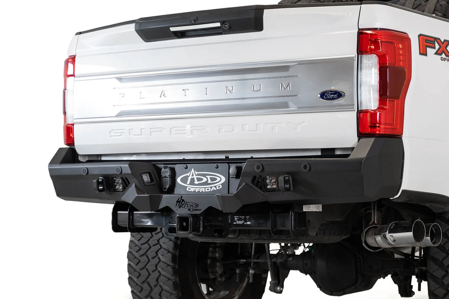 Addictive Desert Designs 2017-2022 Ford Super Duty Bomber HD Rear Bumper - R160051280103 Addictive Desert Designs