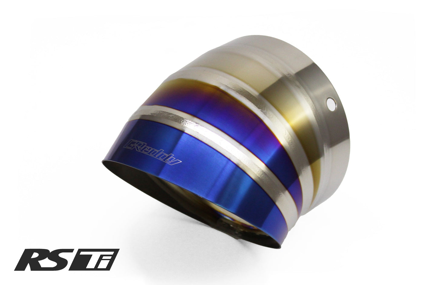 GReddy Burnt Titanium Turndown Tip 115mm Diameter 120mm Length (for Revolution RS / RS-TI / RS-Race)