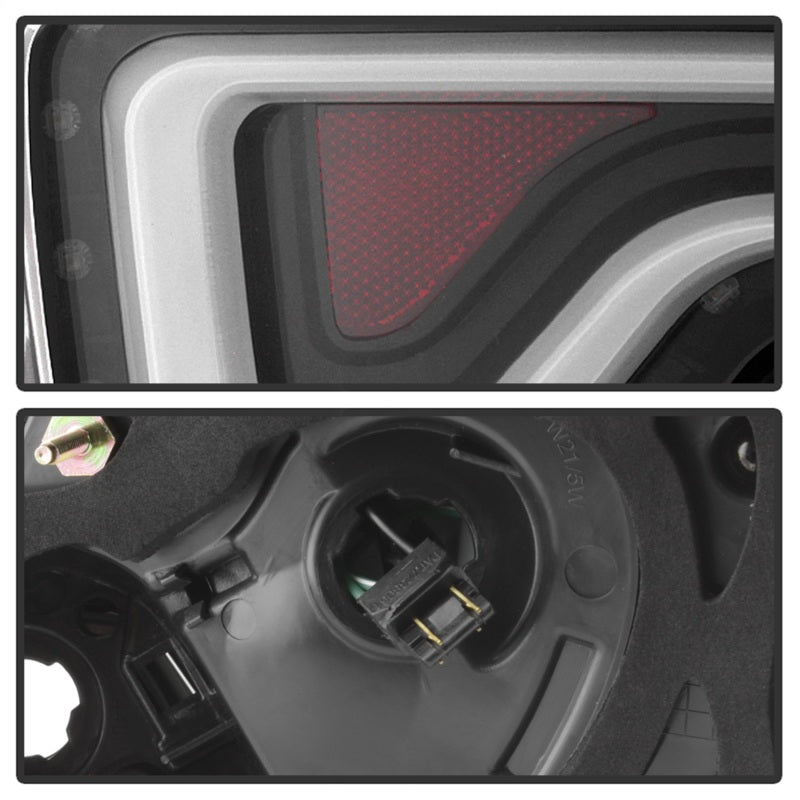 xTune 14-18 Chevy Impala (Excl 14-16 Limited) LED Tail Lights - Black (ALT-JH-CIM14-LBLED-BK) SPYDER